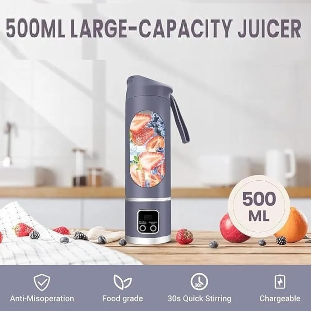 Portable USB Blender – Rechargeable Smoothie Maker