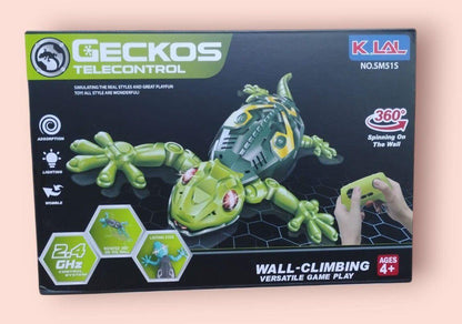 Remote Control Wall-Climbing Lizard Toy With Light-Up Eyes