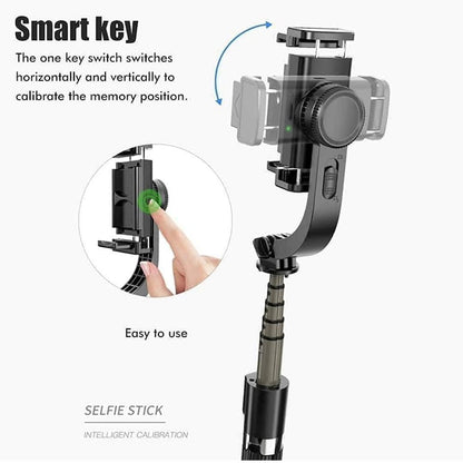 3-in-1 Smartphone Gimbal Stabilizer With Tripod Stand