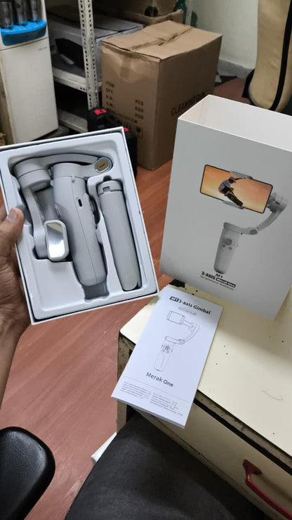 3-Axis Smartphone Gimbal Stabilizer with Tripod
