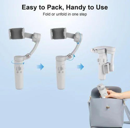 3-Axis Smartphone Gimbal Stabilizer with Tripod
