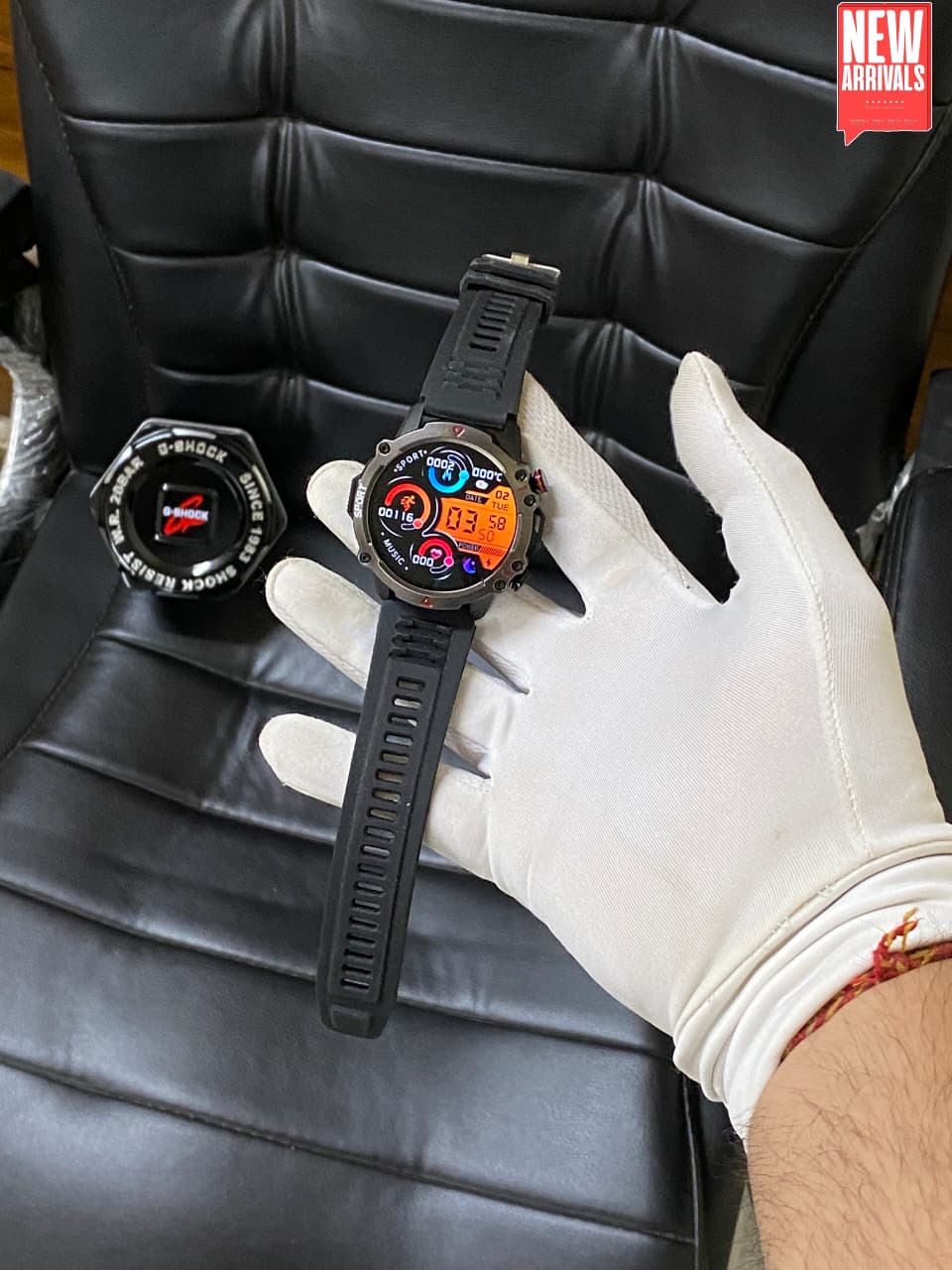 Round HD Smartwatch – Calls, Fitness & Health Tracking