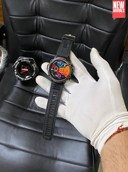 Round HD Smartwatch – Calls, Fitness & Health Tracking