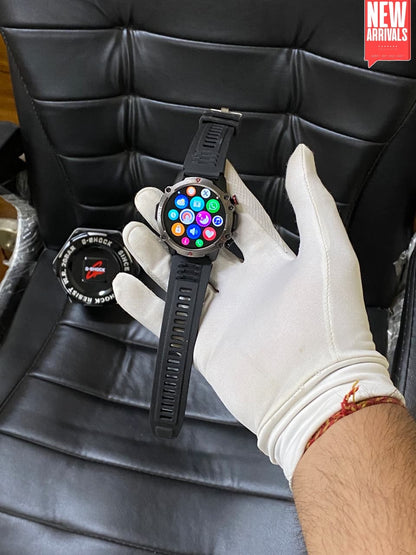 Round HD Smartwatch – Calls, Fitness & Health Tracking