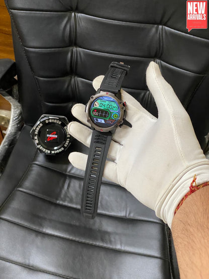 Round HD Smartwatch – Calls, Fitness & Health Tracking