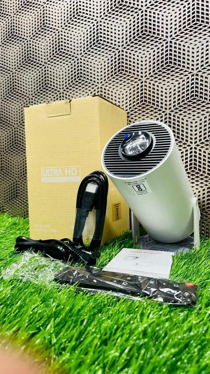 Mini 4K Portable Projector with 180° Rotating Design