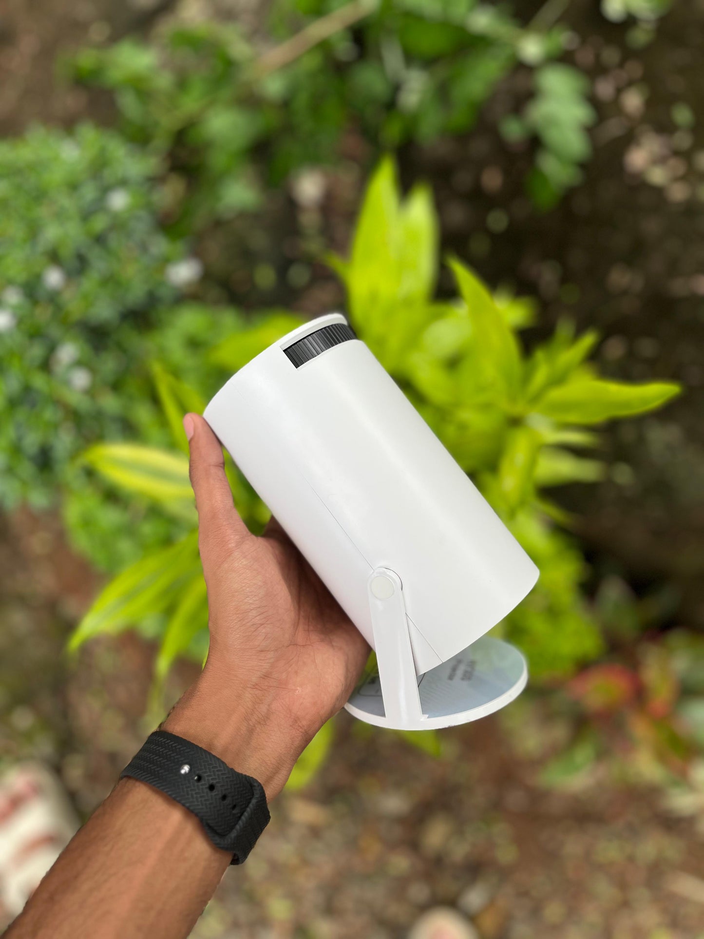 Mini 4K Portable Projector with 180° Rotating Design
