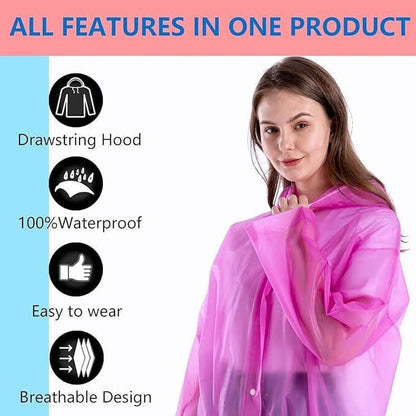 Eva Raincoat Set – Lightweight 3-Piece Rain Protection