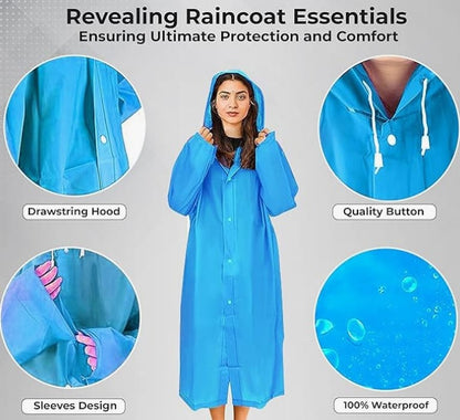 Eva Raincoat Set – Lightweight 3-Piece Rain Protection
