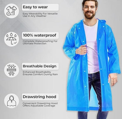 Eva Raincoat Set – Lightweight 3-Piece Rain Protection