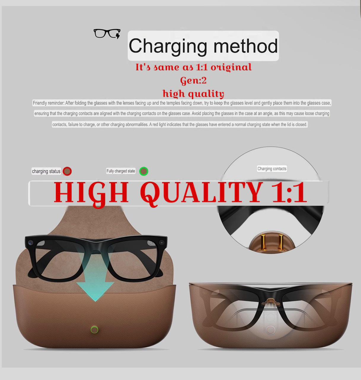 Classic Polarized Sunglasses With Box And Pouch